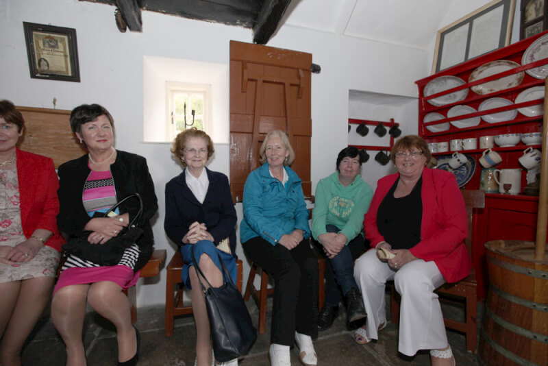Visitors to Sean MacDiarmada's house in Kiltyclogher Co Leitrim