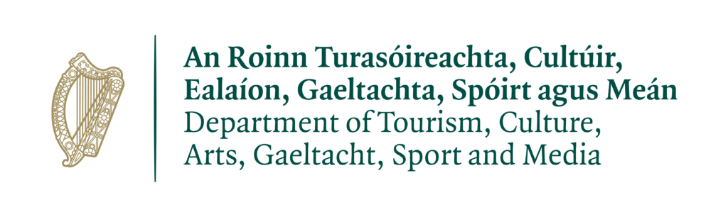 Logo for Department of Tourism, Culture, Arts, Gaeltacht, Sports and Media,